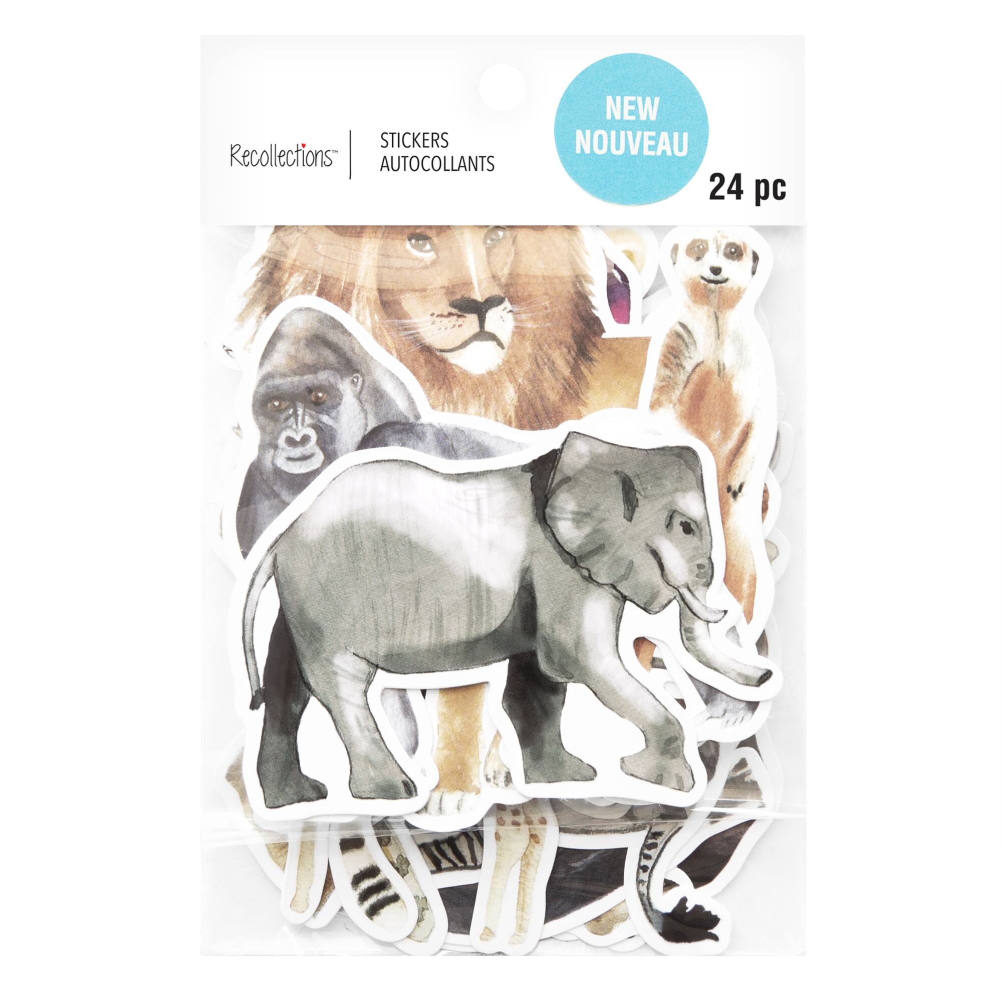 Safari Die Cut Stickers by Recollections™